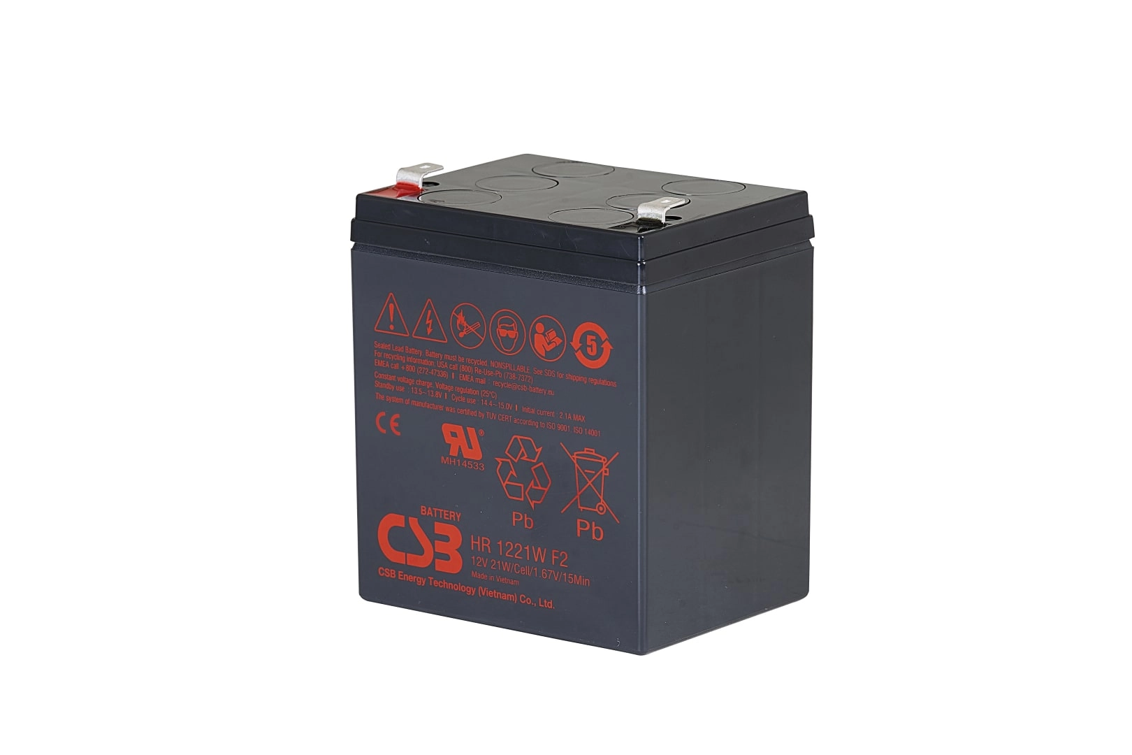 Akumulators 12V 21W 5ah Pb spailes